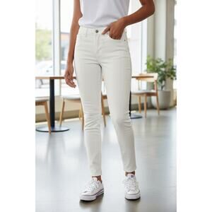 Cello Women’s White Skinny Jeans Size S Stretch Denim